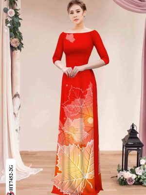 Vải áo dài in hình lá mới ra AD HT7452 27 1602821236 221 Vai ao dai in hinh la moi ra AD HT7452