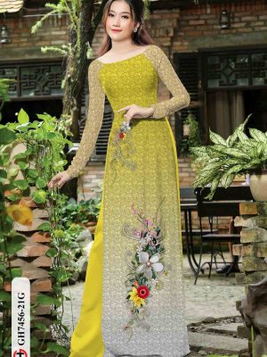 Vải áo dài hoa in 3D kiểu mới AD GH7456 21 1602920048 224 Vai ao dai hoa in 3D kieu moi AD GH7456