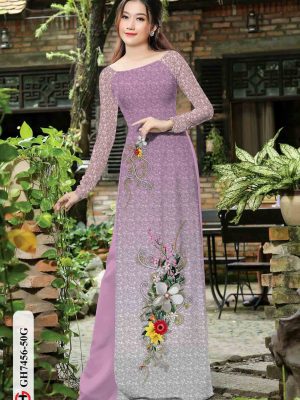 Vải áo dài hoa in 3D kiểu mới AD GH7456 30 1602920051 366 Vai ao dai hoa in 3D kieu moi AD GH7456