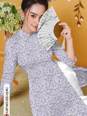 Vải áo dài hoa nhí thiết kế 2020 AD GH7463 27 1602921522 463 Vai ao dai hoa nhi thiet ke 2020 AD GH7463