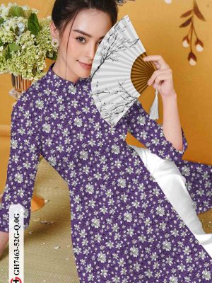 Vải áo dài hoa nhí thiết kế 2020 AD GH7463 29 1602921522 500 Vai ao dai hoa nhi thiet ke 2020 AD GH7463