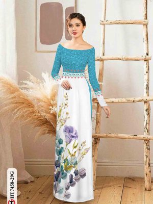 Vải áo dài hoa in 3D thiết kế 2020 AD HT7458 17 1602922121 92 Vai ao dai hoa in 3D thiet ke 2020 AD