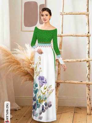 Vải áo dài hoa in 3D thiết kế 2020 AD HT7458 19 1602922122 701 Vai ao dai hoa in 3D thiet ke 2020 AD