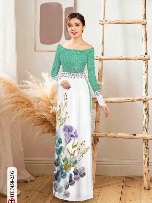 Vải áo dài hoa in 3D thiết kế 2020 AD HT7458 21 1602922122 796 Vai ao dai hoa in 3D thiet ke 2020 AD