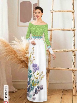 Vải áo dài hoa in 3D thiết kế 2020 AD HT7458 18 1602922122 966 Vai ao dai hoa in 3D thiet ke 2020 AD