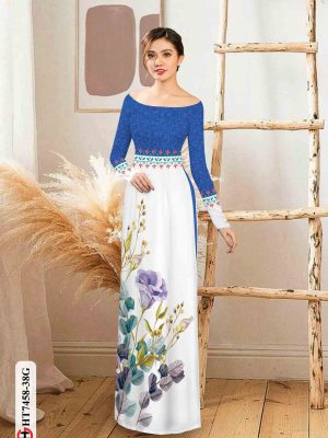 Vải áo dài hoa in 3D thiết kế 2020 AD HT7458 23 1602922123 666 Vai ao dai hoa in 3D thiet ke 2020 AD