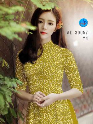 Vải áo dài hoa nhí thiết kế 2020 AD 30057 38 1603092041 45 Vai ao dai hoa nhi thiet ke 2020 AD 30057