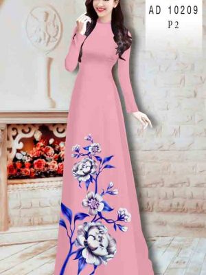 Vải áo dài hoa in 3D mới ra AD 10209 23 1603092411 490 Vai ao dai hoa in 3D moi ra AD 10209