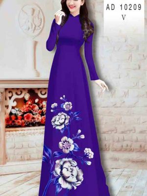 Vải áo dài hoa in 3D mới ra AD 10209 24 1603092411 689 Vai ao dai hoa in 3D moi ra AD 10209