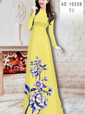 Vải áo dài hoa in 3D mới ra AD 10209 28 1603092414 365 Vai ao dai hoa in 3D moi ra AD 10209