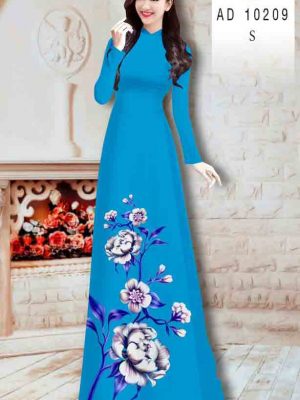 Vải áo dài hoa in 3D mới ra AD 10209 31 1603092416 780 Vai ao dai hoa in 3D moi ra AD 10209
