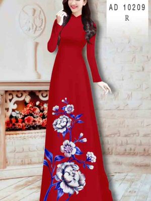 Vải áo dài hoa in 3D mới ra AD 10209 33 1603092417 947 Vai ao dai hoa in 3D moi ra AD 10209