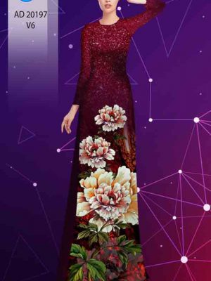 1603092703 988 Vai ao dai hoa in 3D kieu moi AD 20197