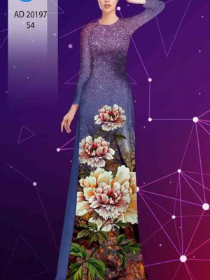 1603092704 437 Vai ao dai hoa in 3D kieu moi AD 20197
