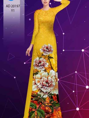 1603092705 381 Vai ao dai hoa in 3D kieu moi AD 20197