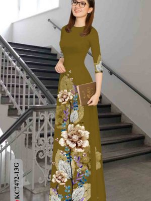 Vải áo dài hoa in 3D kiểu mới AD KC7472 20 1603181366 996 Vai ao dai hoa in 3D kieu moi AD KC7472