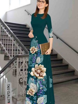 Vải áo dài hoa in 3D kiểu mới AD KC7472 25 1603181367 270 Vai ao dai hoa in 3D kieu moi AD KC7472