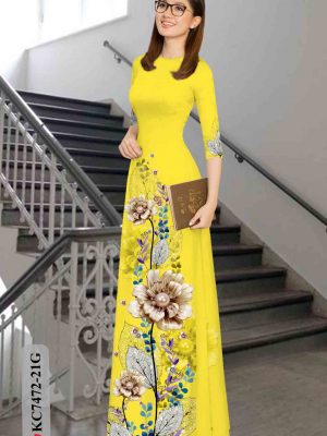 Vải áo dài hoa in 3D kiểu mới AD KC7472 22 1603181367 831 Vai ao dai hoa in 3D kieu moi AD KC7472