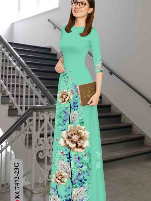 Vải áo dài hoa in 3D kiểu mới AD KC7472 23 1603181367 835 Vai ao dai hoa in 3D kieu moi AD KC7472