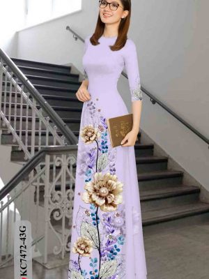 Vải áo dài hoa in 3D kiểu mới AD KC7472 26 1603181368 949 Vai ao dai hoa in 3D kieu moi AD KC7472