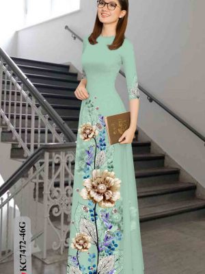 Vải áo dài hoa in 3D kiểu mới AD KC7472 28 1603181369 691 Vai ao dai hoa in 3D kieu moi AD KC7472