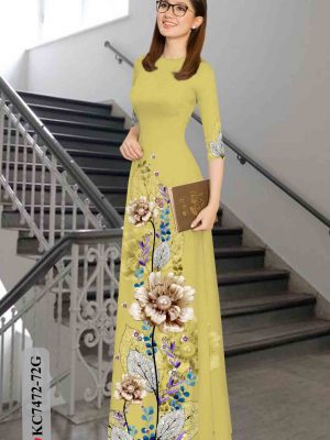Vải áo dài hoa in 3D kiểu mới AD KC7472 32 1603181370 874 Vai ao dai hoa in 3D kieu moi AD KC7472