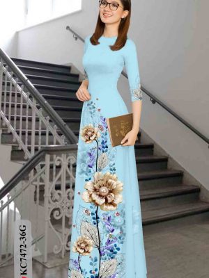 Vải áo dài hoa in 3D kiểu mới AD KC7472 35 1603181371 336 Vai ao dai hoa in 3D kieu moi AD KC7472