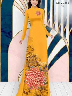 Vải áo dài hoa cúc đại đóa thiết kế 2020 AD 20283 20 1603181911 123 Vai ao dai hoa cuc dai doa thiet ke 2020