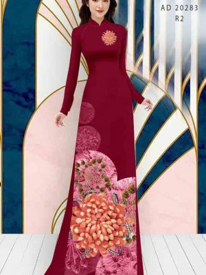 Vải áo dài hoa cúc đại đóa thiết kế 2020 AD 20283 21 1603181912 31 Vai ao dai hoa cuc dai doa thiet ke 2020