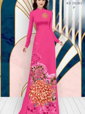 Vải áo dài hoa cúc đại đóa thiết kế 2020 AD 20283 24 1603181912 622 Vai ao dai hoa cuc dai doa thiet ke 2020