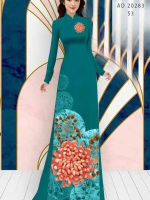 Vải áo dài hoa cúc đại đóa thiết kế 2020 AD 20283 29 1603181913 685 Vai ao dai hoa cuc dai doa thiet ke 2020