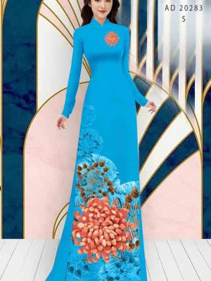 Vải áo dài hoa cúc đại đóa thiết kế 2020 AD 20283 35 1603181914 214 Vai ao dai hoa cuc dai doa thiet ke 2020
