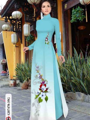 Vải áo dài hoa in 3D thiết kế 2020 AD GH7478 17 1603260167 114 Vai ao dai hoa in 3D thiet ke 2020 AD