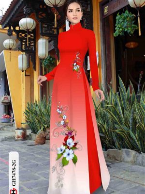 Vải áo dài hoa in 3D thiết kế 2020 AD GH7478 18 1603260167 37 Vai ao dai hoa in 3D thiet ke 2020 AD