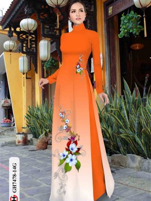 Vải áo dài hoa in 3D thiết kế 2020 AD GH7478 20 1603260168 617 Vai ao dai hoa in 3D thiet ke 2020 AD