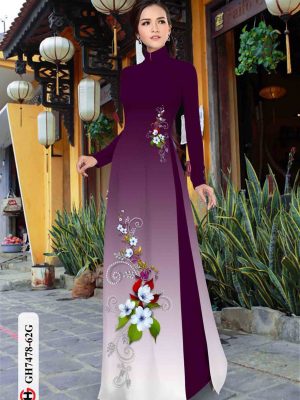 Vải áo dài hoa in 3D thiết kế 2020 AD GH7478 27 1603260169 569 Vai ao dai hoa in 3D thiet ke 2020 AD