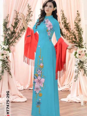 Vải áo dài hoa in 3D kiểu mới AD HT7475 23 1603263470 637 Vai ao dai hoa in 3D kieu moi AD HT7475