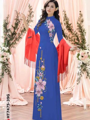 Vải áo dài hoa in 3D kiểu mới AD HT7475 22 1603263470 665 Vai ao dai hoa in 3D kieu moi AD HT7475