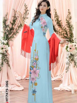 Vải áo dài hoa in 3D kiểu mới AD HT7475 21 1603263470 868 Vai ao dai hoa in 3D kieu moi AD HT7475