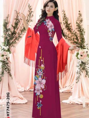 Vải áo dài hoa in 3D kiểu mới AD HT7475 28 1603263472 130 Vai ao dai hoa in 3D kieu moi AD HT7475