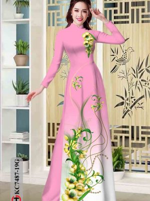 Vải áo dài hoa in 3D kiểu mới AD KC7487 21 1603340774 642 Vai ao dai hoa in 3D kieu moi AD KC7487