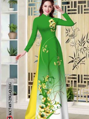 Vải áo dài hoa in 3D kiểu mới AD KC7487 23 1603340774 754 Vai ao dai hoa in 3D kieu moi AD KC7487