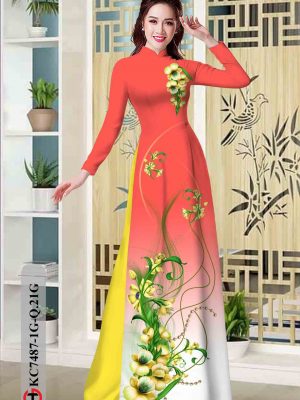 Vải áo dài hoa in 3D kiểu mới AD KC7487 22 1603340774 800 Vai ao dai hoa in 3D kieu moi AD KC7487