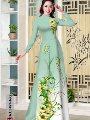 Vải áo dài hoa in 3D kiểu mới AD KC7487 32 1603340776 916 Vai ao dai hoa in 3D kieu moi AD KC7487