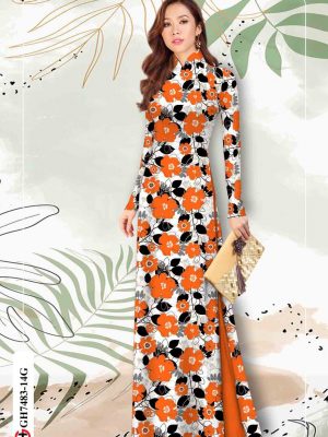 Vải áo dài hoa đều thiết kế 2020 AD GH7483 21 1603340937 57 Vai ao dai hoa deu thiet ke 2020 AD GH7483