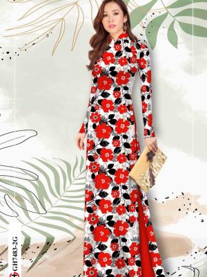 Vải áo dài hoa đều thiết kế 2020 AD GH7483 19 1603340937 960 Vai ao dai hoa deu thiet ke 2020 AD GH7483