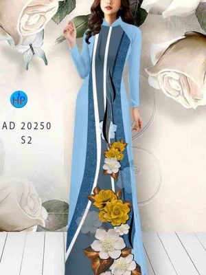 Vải áo dài hoa in 3D thiết kế 2020 AD 20250 23 1603341627 996 Vai ao dai hoa in 3D thiet ke 2020 AD