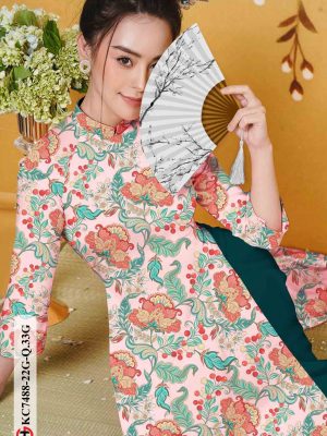 Vải áo dài hoa đều mới ra AD KC7488 22 1603343399 396 Vai ao dai hoa deu moi ra AD KC7488