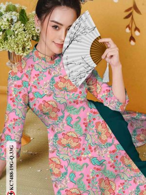 Vải áo dài hoa đều mới ra AD KC7488 21 1603343399 678 Vai ao dai hoa deu moi ra AD KC7488