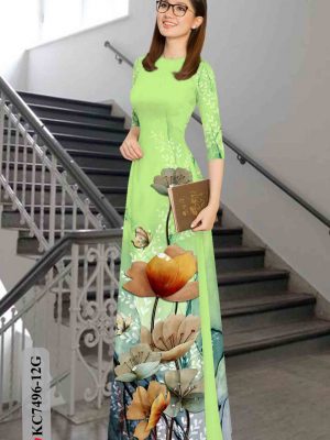 1603439522 367 Vai ao dai hoa in 3D thiet ke 2020 AD